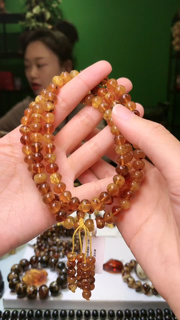 【闪购商品】琥珀裸石未镶嵌抚顺琥珀8＋蜜蜡108