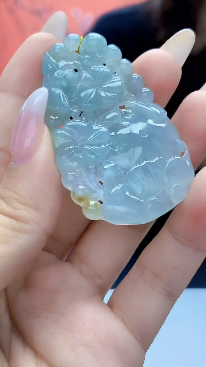 未镶嵌定制翡翠4829ty-毛货挂件245