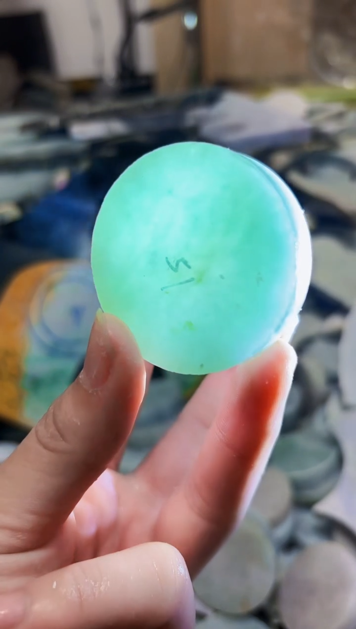 【闪购商品】翡翠颈饰未镶嵌A货白谭1473