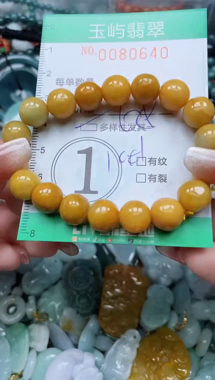 【闪购商品】翡翠颈饰未镶嵌闪购0080640多样性发其一