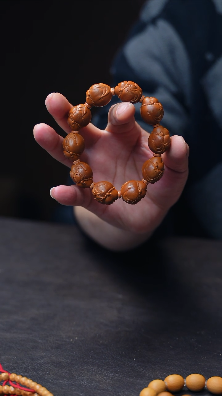 【闪购商品】橄榄核手串/手链1.9铁核十小沙弥