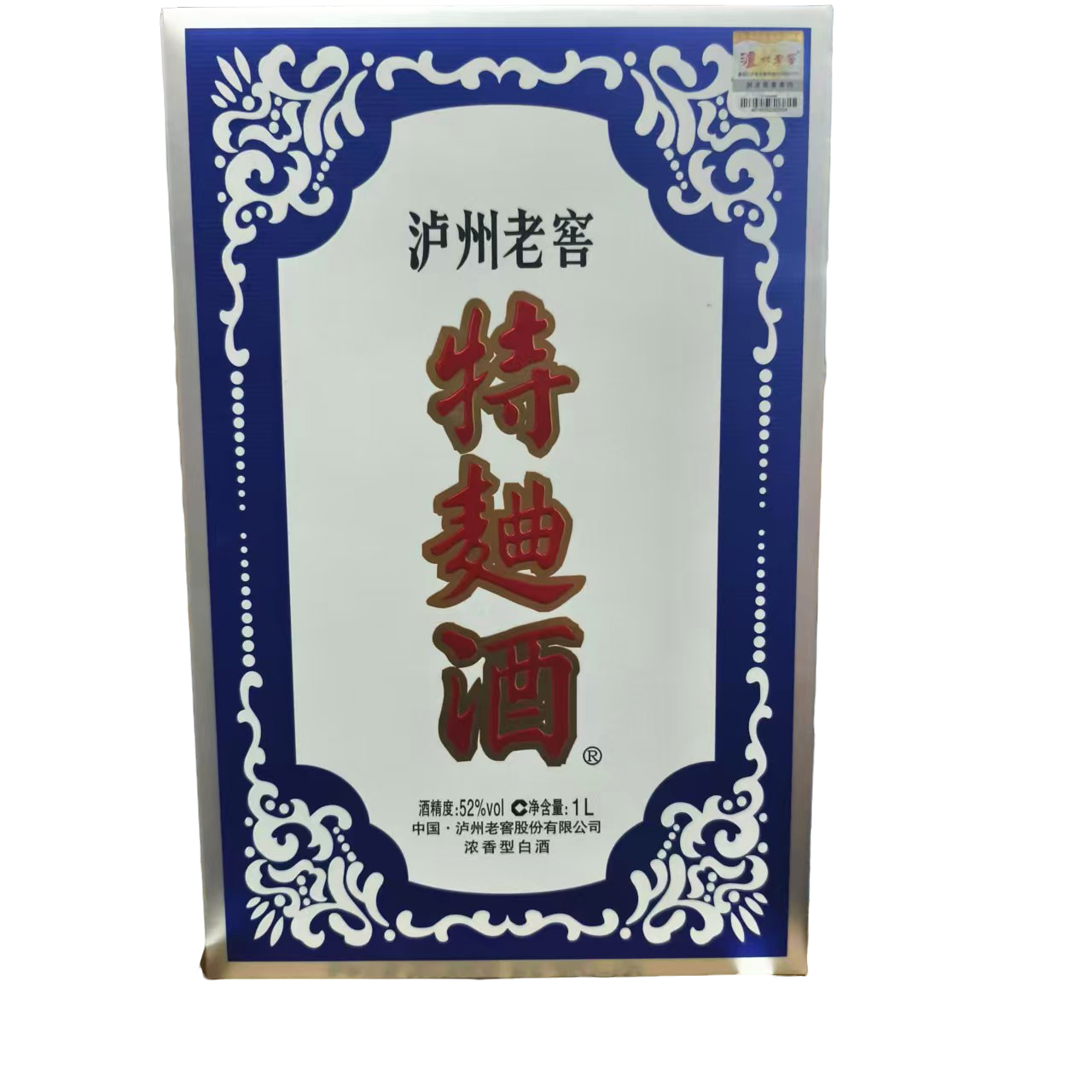 泸州老窖特曲60版 【开盒】52度1L*1瓶 浓香型白酒