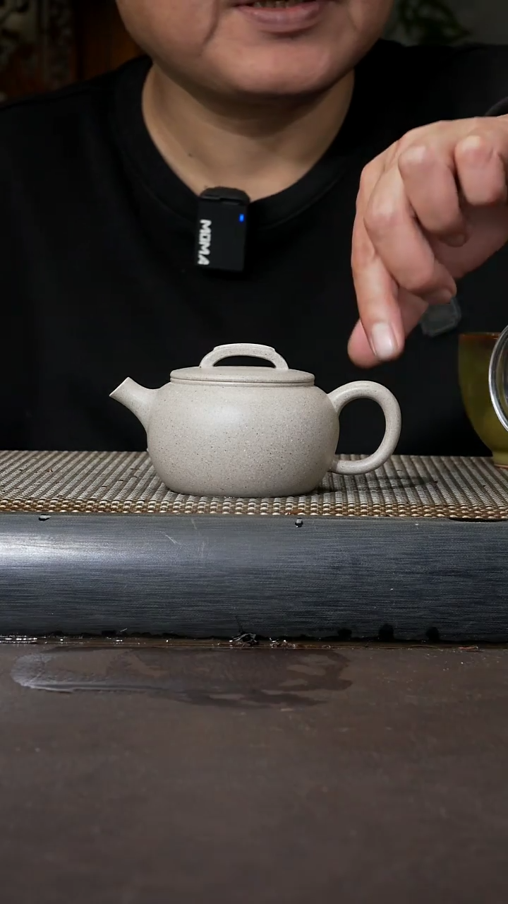 【闪购商品】紫砂茶壶白麻子段泥 汉瓦150cc 006