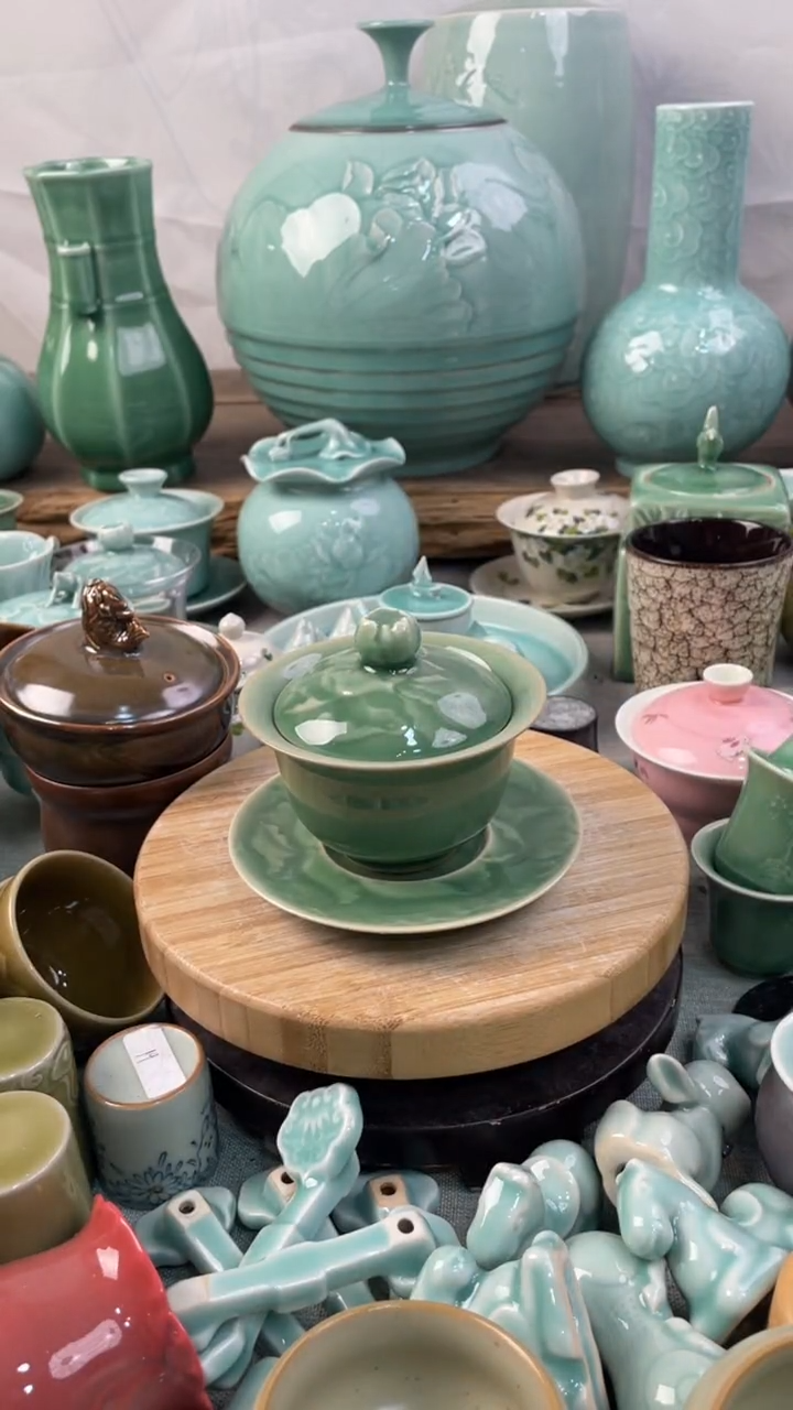 【闪购商品】特价福利 微瑕 慧仙青瓷