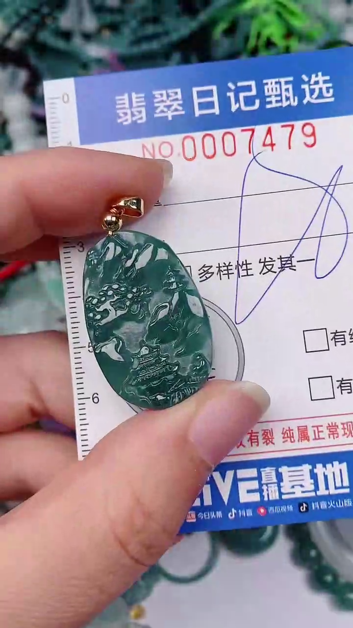 【闪购商品】翡翠颈饰未镶嵌00007479