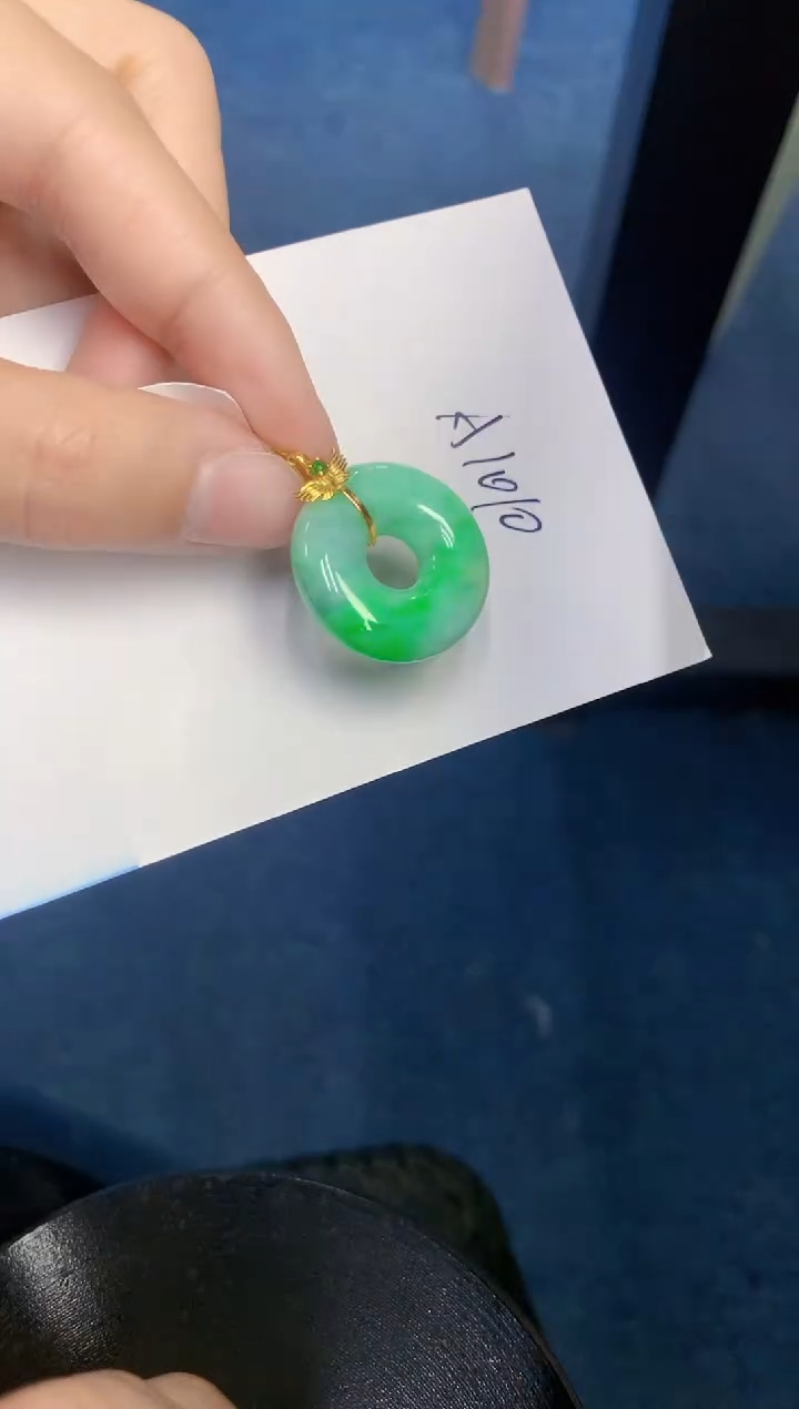 【闪购商品】翡翠颈饰18K金镶嵌000000000