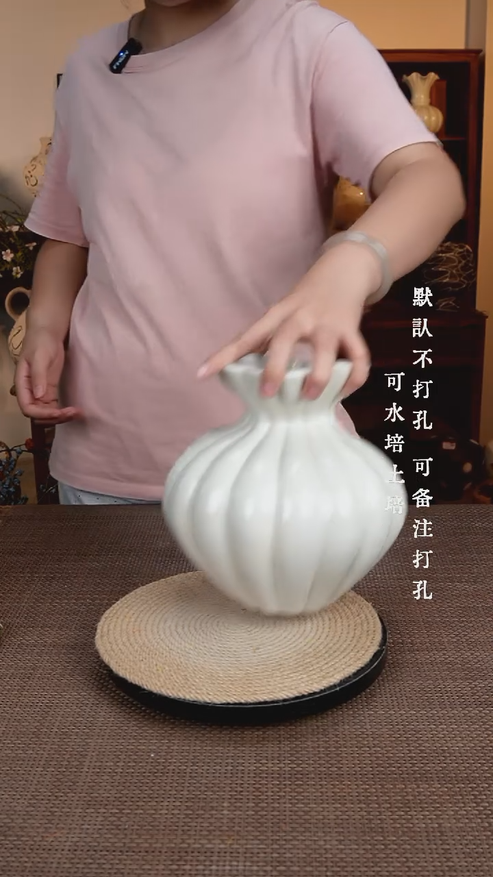 摆件036景德镇陶瓷花瓶