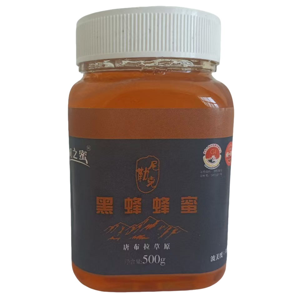 新疆伊犁唐布拉纯天然黑蜂蜂蜜