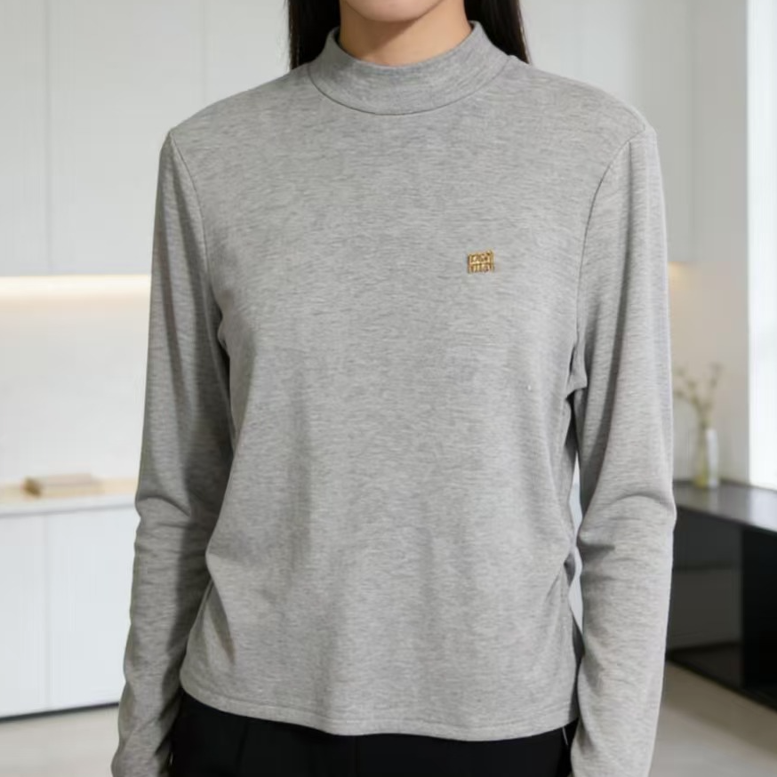 8607#2025新款时尚气质显瘦长袖打底衣