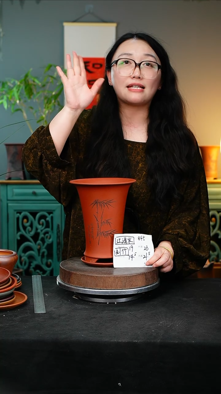 紫砂花盆845+z紫砂花盆