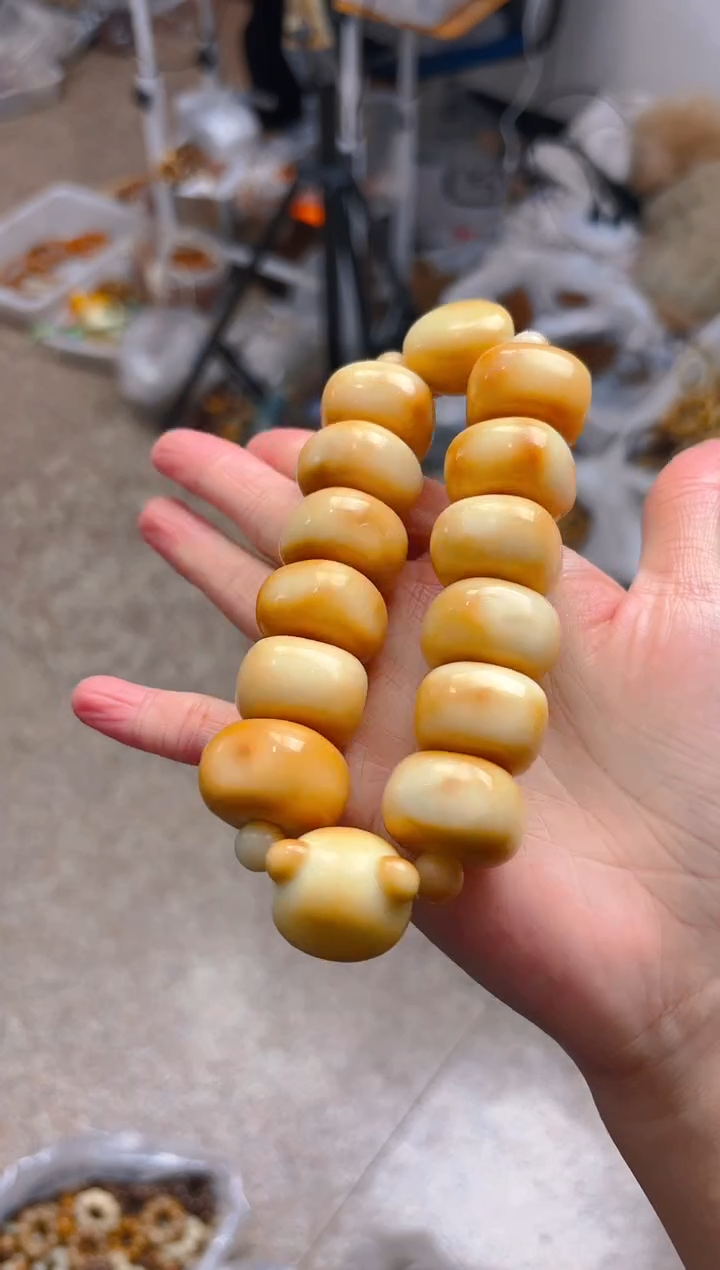 吊坠菩提根/象牙果炭烤豆腐双排单圈