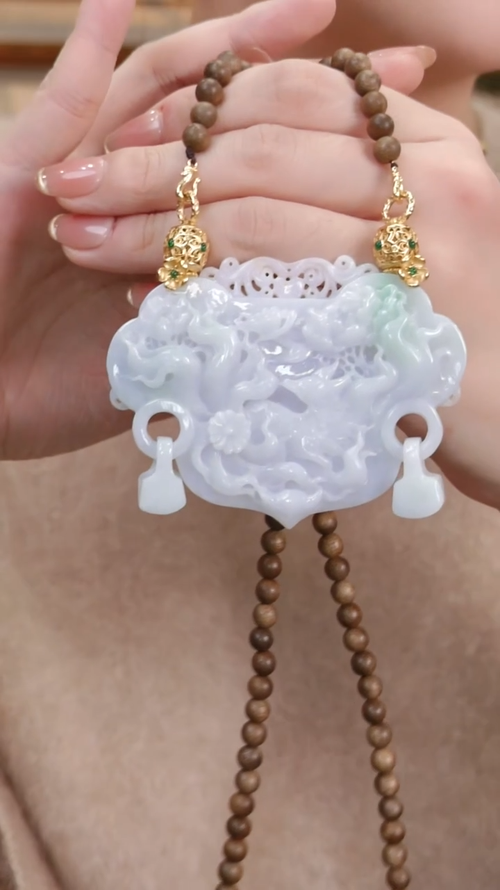 颈饰未镶嵌翡翠国风