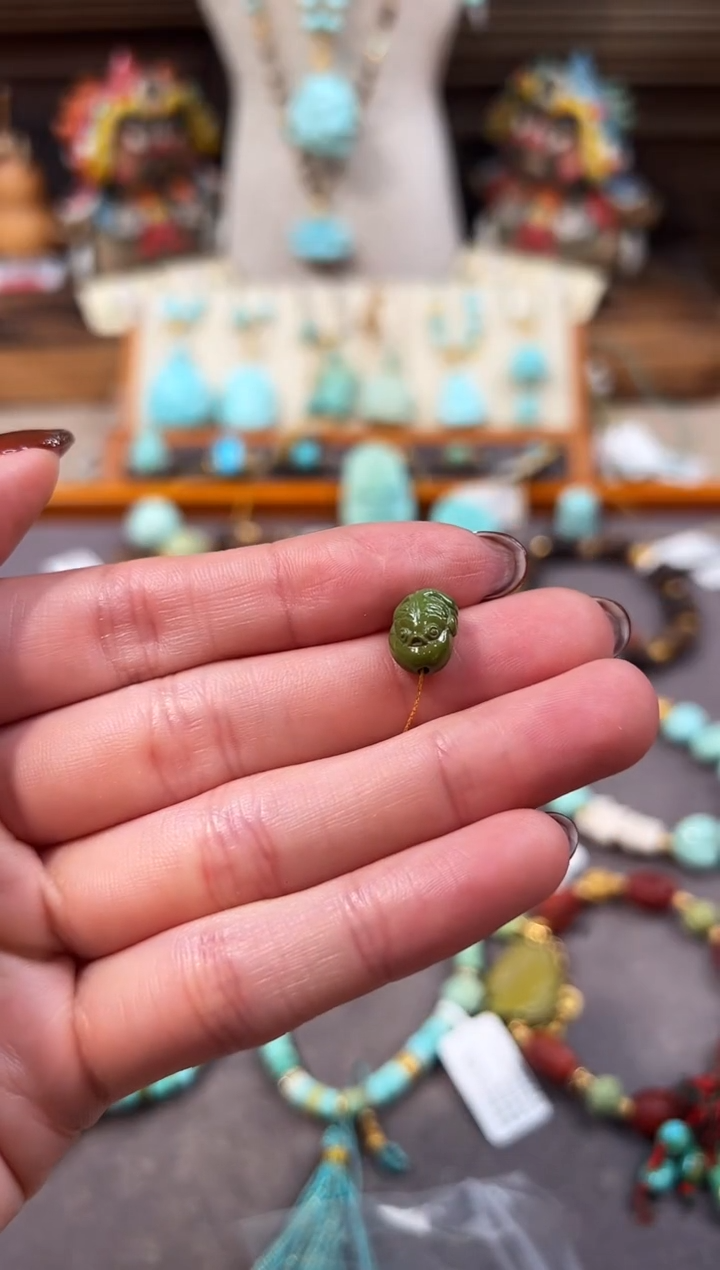 未镶嵌绿松石配饰小鱼