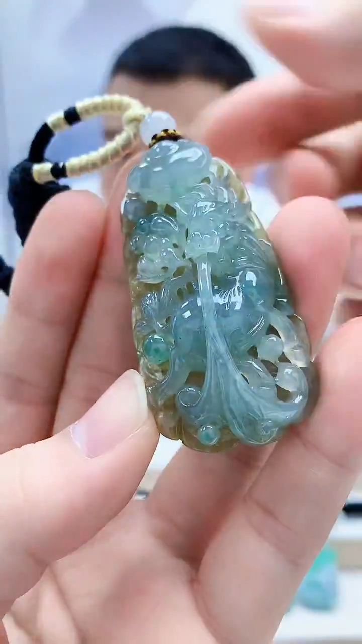 未镶嵌定制翡翠4898bb-毛货挂件82