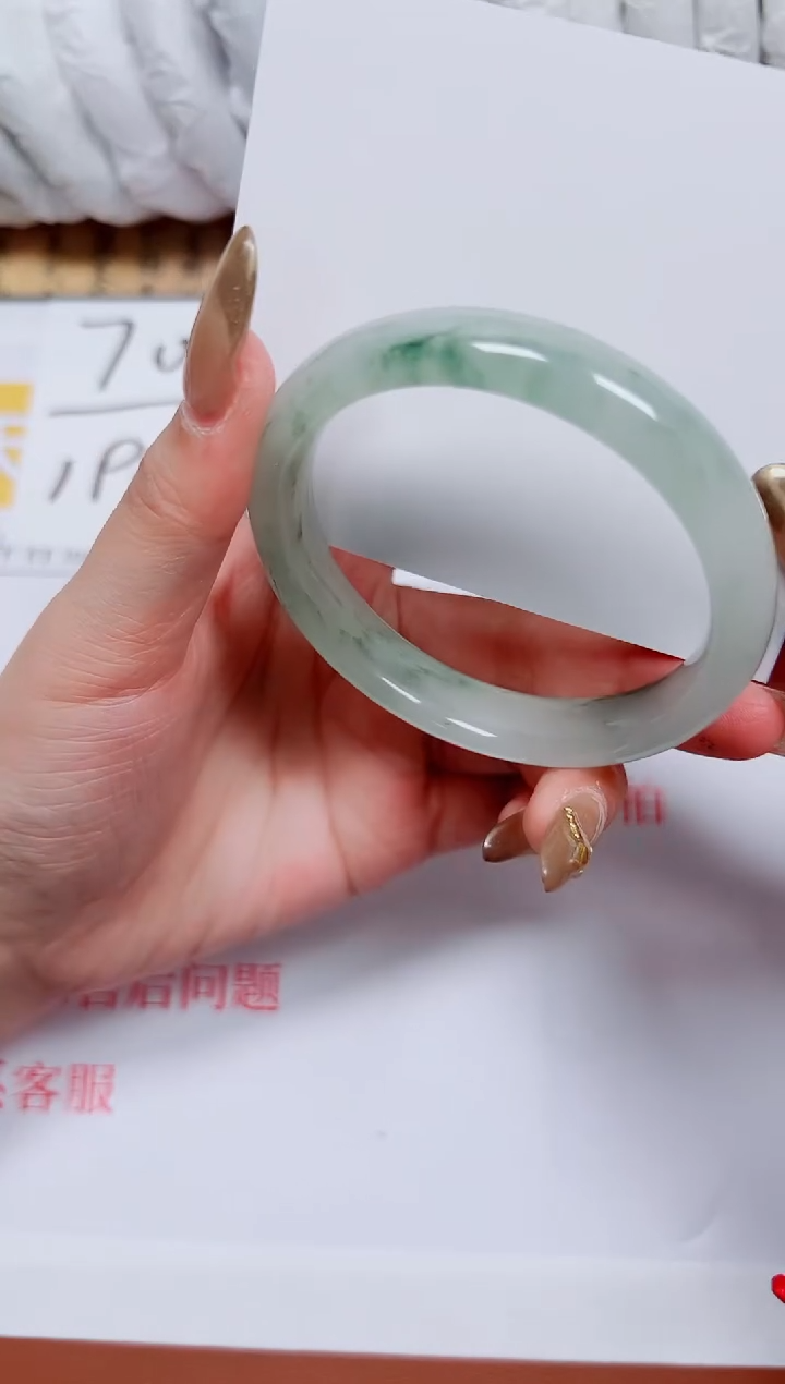 【闪购商品】石英质玉手镯未镶嵌K139-55