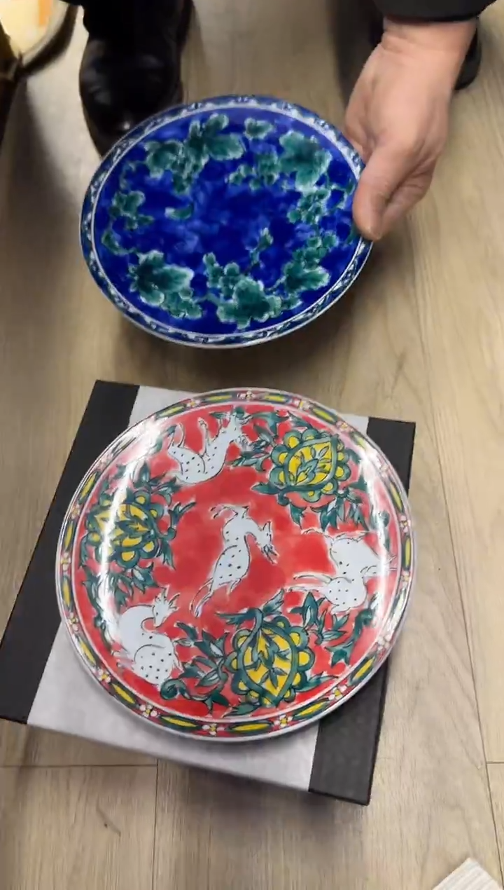 瓷片2只辰辰家的瓷器真好看