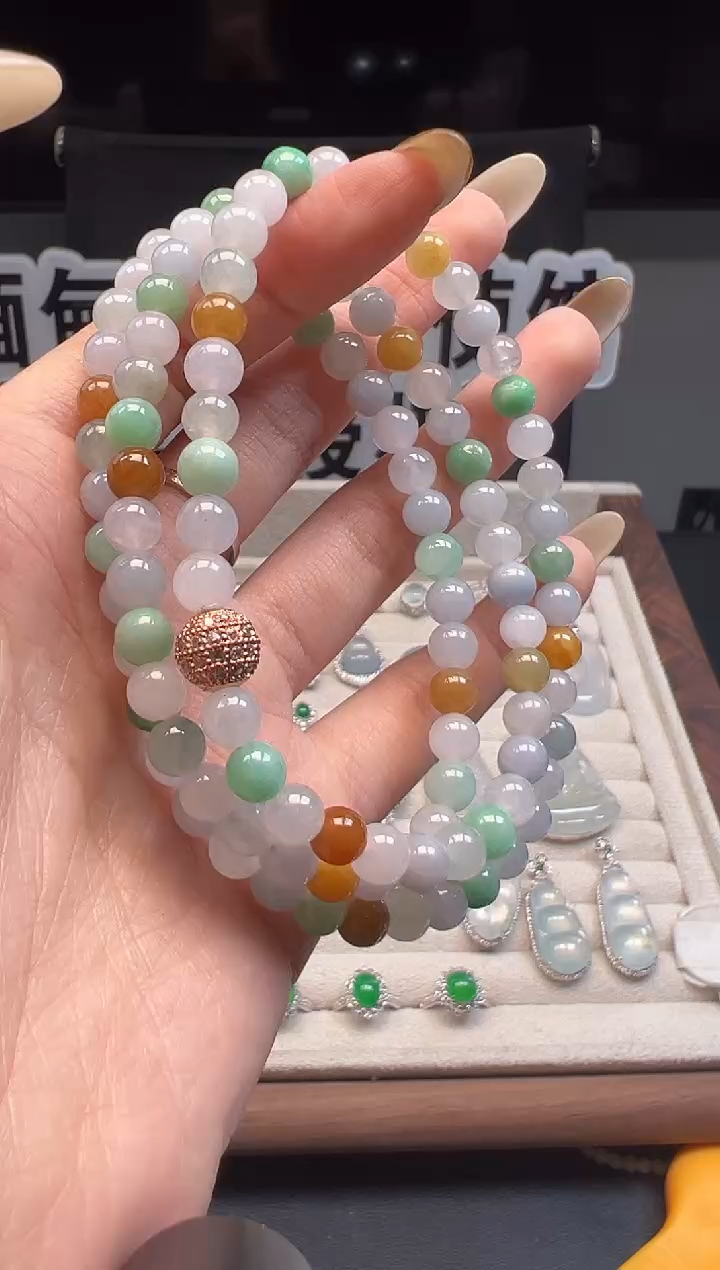 未镶嵌手串翡翠缅甸珠宝严选