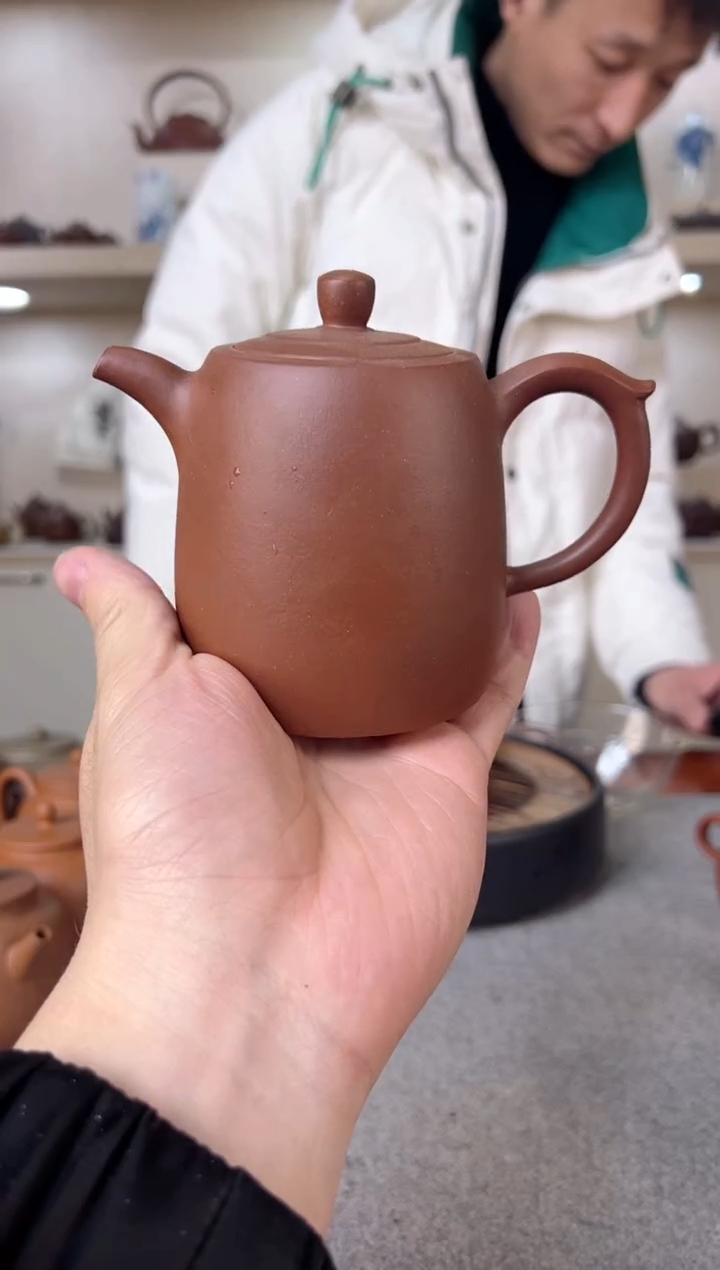 【闪购商品】紫砂茶壶高井栏 紫泥 半手工