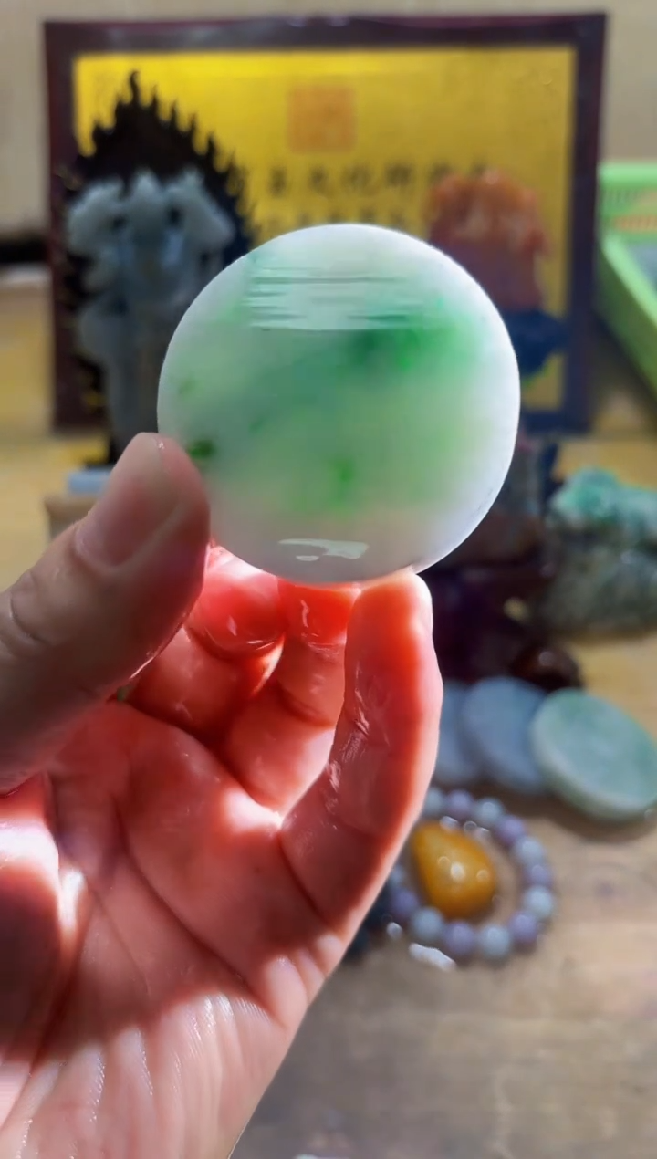 未镶嵌挂件翡翠A货常星6267