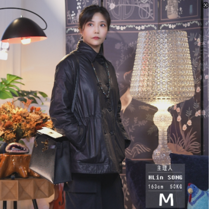 【真皮绒尚】高质感轻软弹头层皮无异味绵羊皮加鹅绒一手长皮衣外套