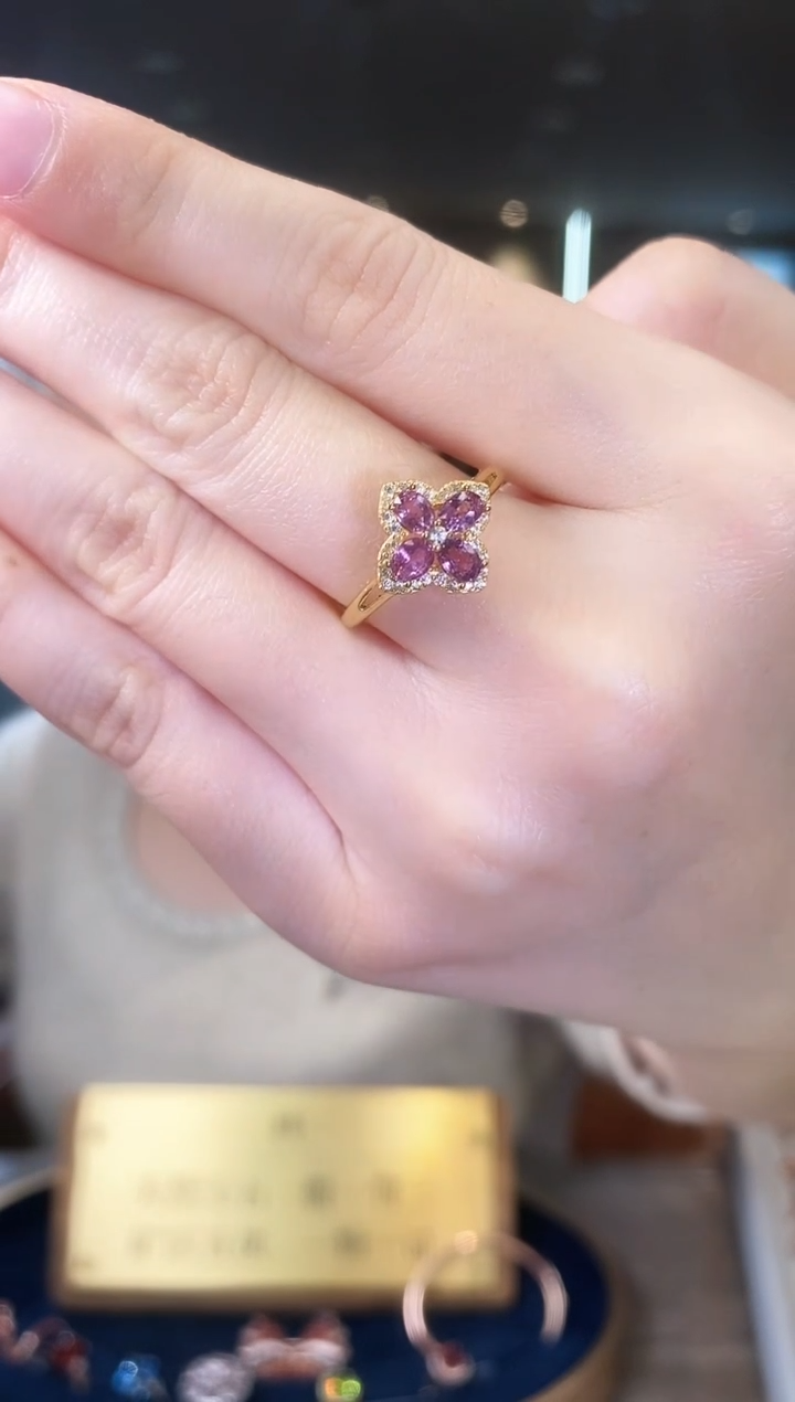 【闪购商品】蓝宝石戒指银S925镶嵌09