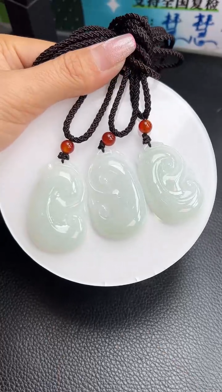 【闪购商品】翡翠颈饰未镶嵌YM1044-2 如意多样性发一