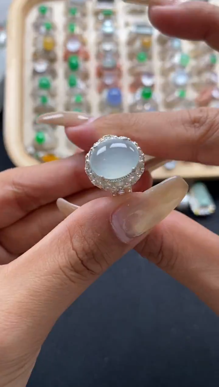 未镶嵌戒指翡翠缅甸天然a货翡翠新年福利