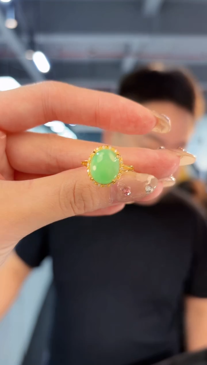 【闪购商品】翡翠戒指未镶嵌缅料A货/支持复检/一件