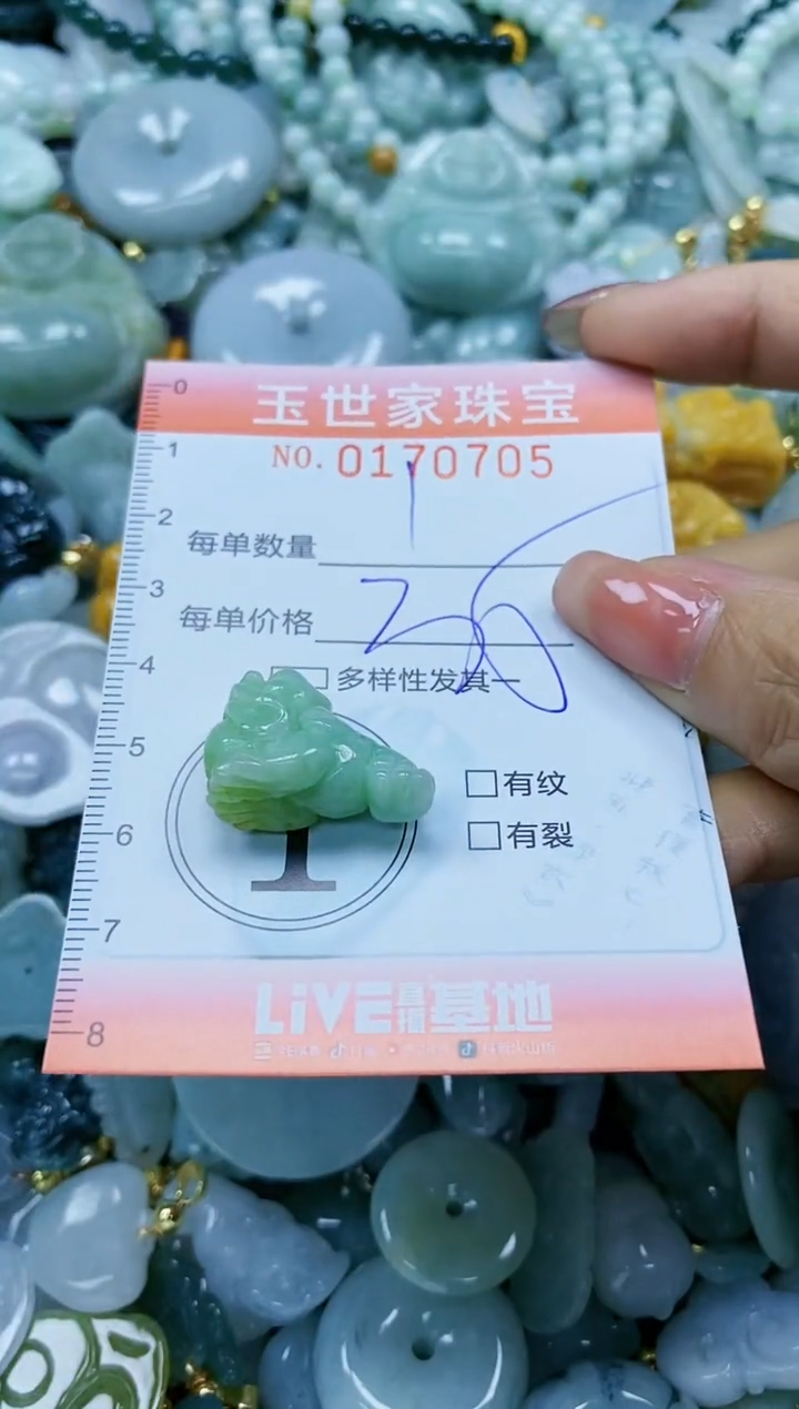 【闪购商品】翡翠颈饰未镶嵌闪购0170705