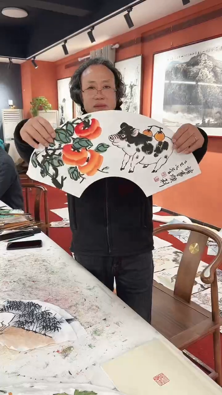 国画李火庆/国画/花鸟