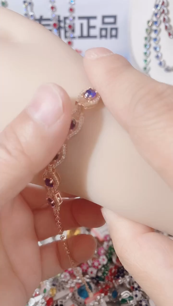 手链蓝宝石未镶嵌  