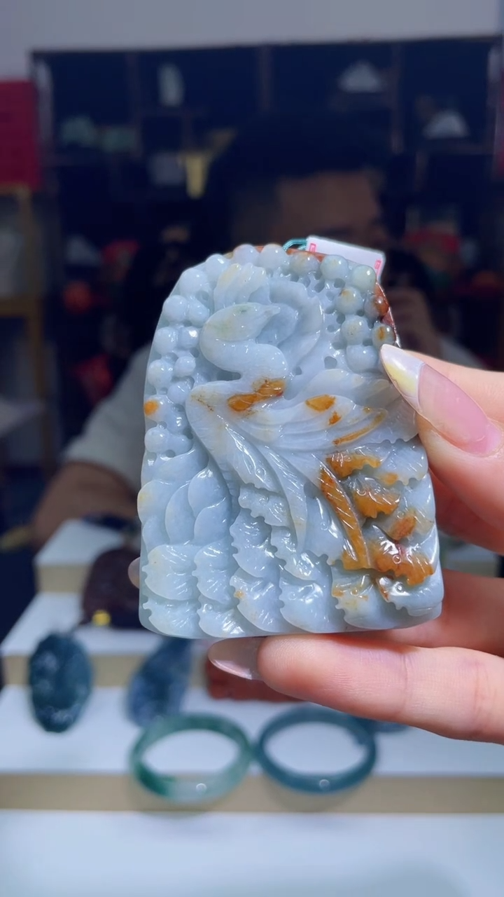 翡翠未镶嵌吊坠(不含链)W86