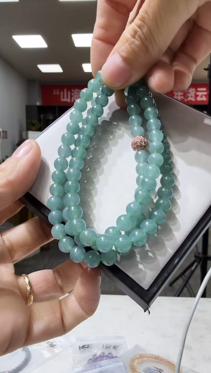 项链未镶嵌翡翠 优0258 约6mm