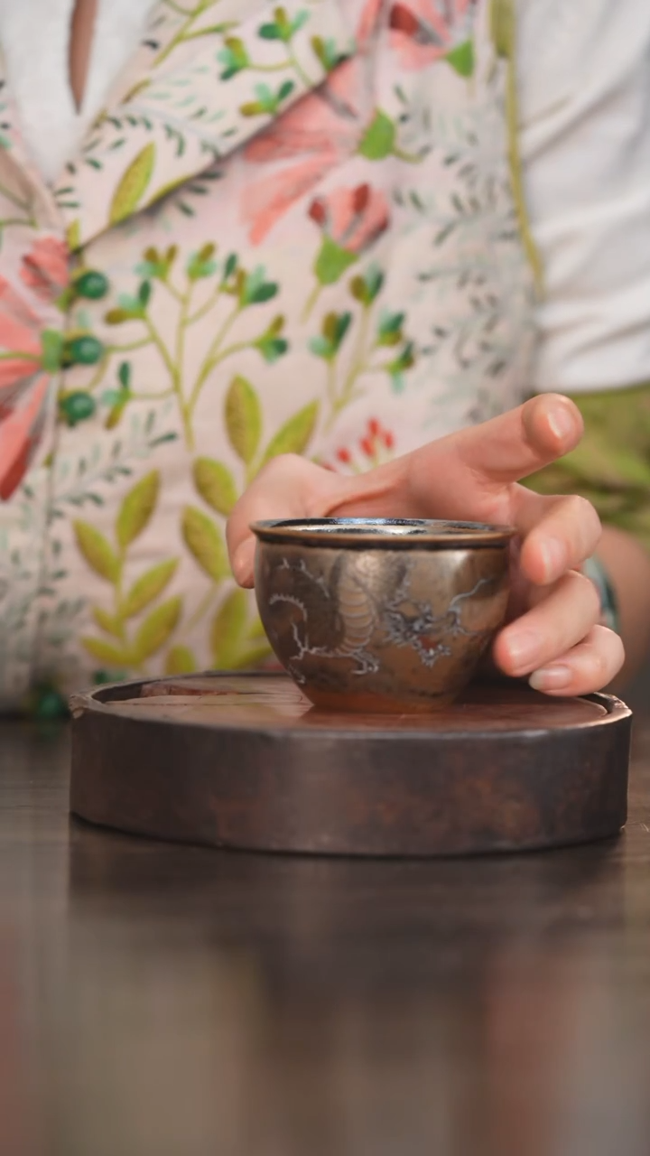 【闪购商品】杯82柴房陶瓷丨龙鳞绘画单杯