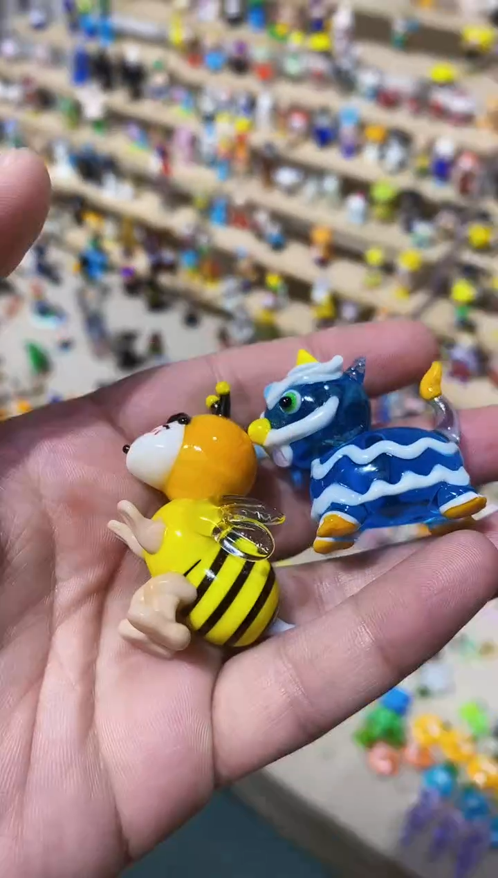 【闪购商品】琉璃手工艺品蜜蜂小新+醒狮