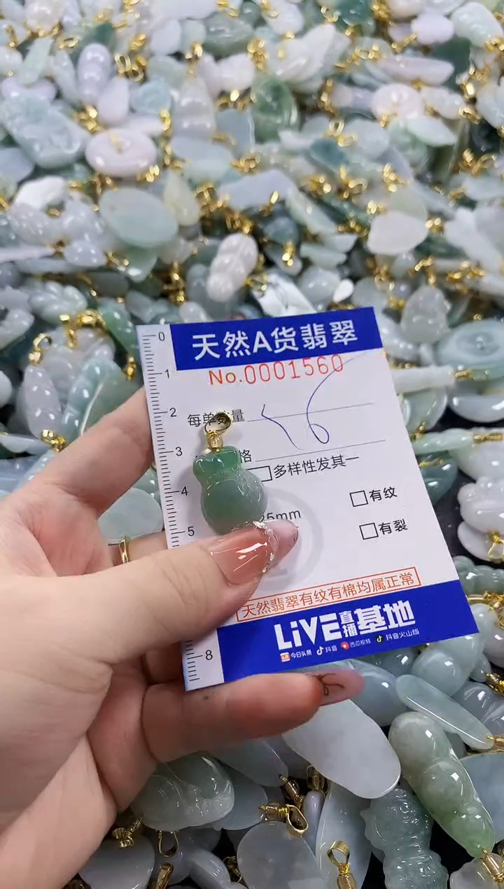 颈饰未镶嵌翡翠天然A货翡翠