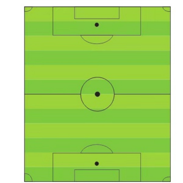 足球战术板 背面满磁吸 35cm*40cm