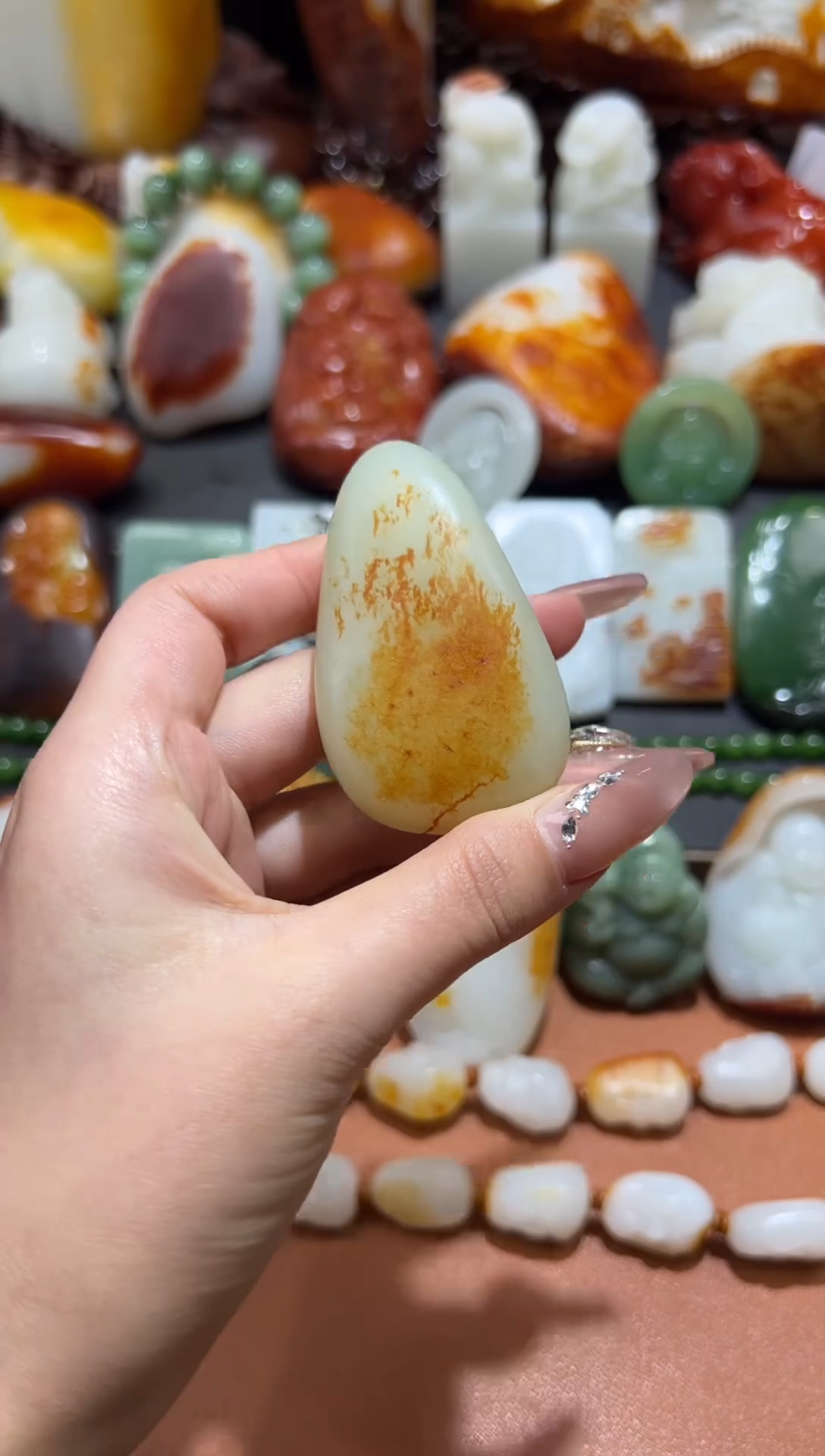 未镶嵌和田玉把件孤***鹰和田玉