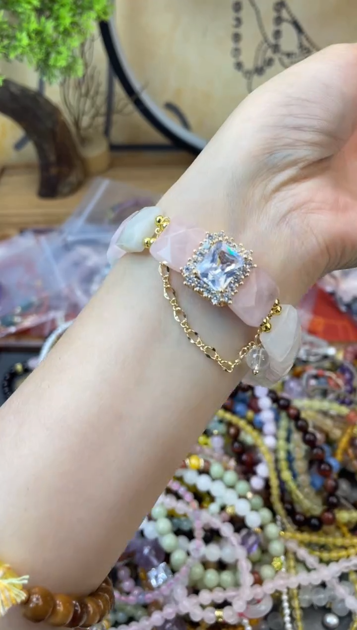 【闪购商品】绿柱石手链未镶嵌1187