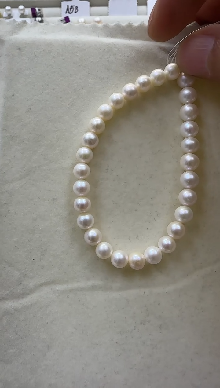 淡水珍珠手链未镶嵌淡水珍珠手链6-7mm