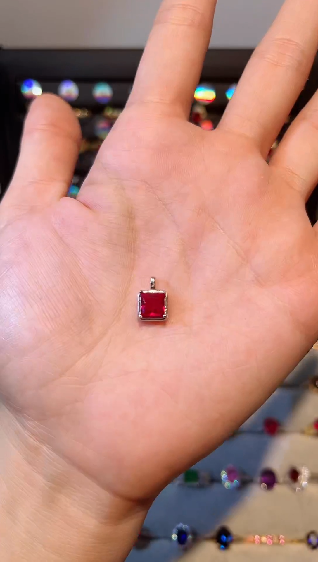 【闪购商品】红宝石颈饰银S925镶嵌0000