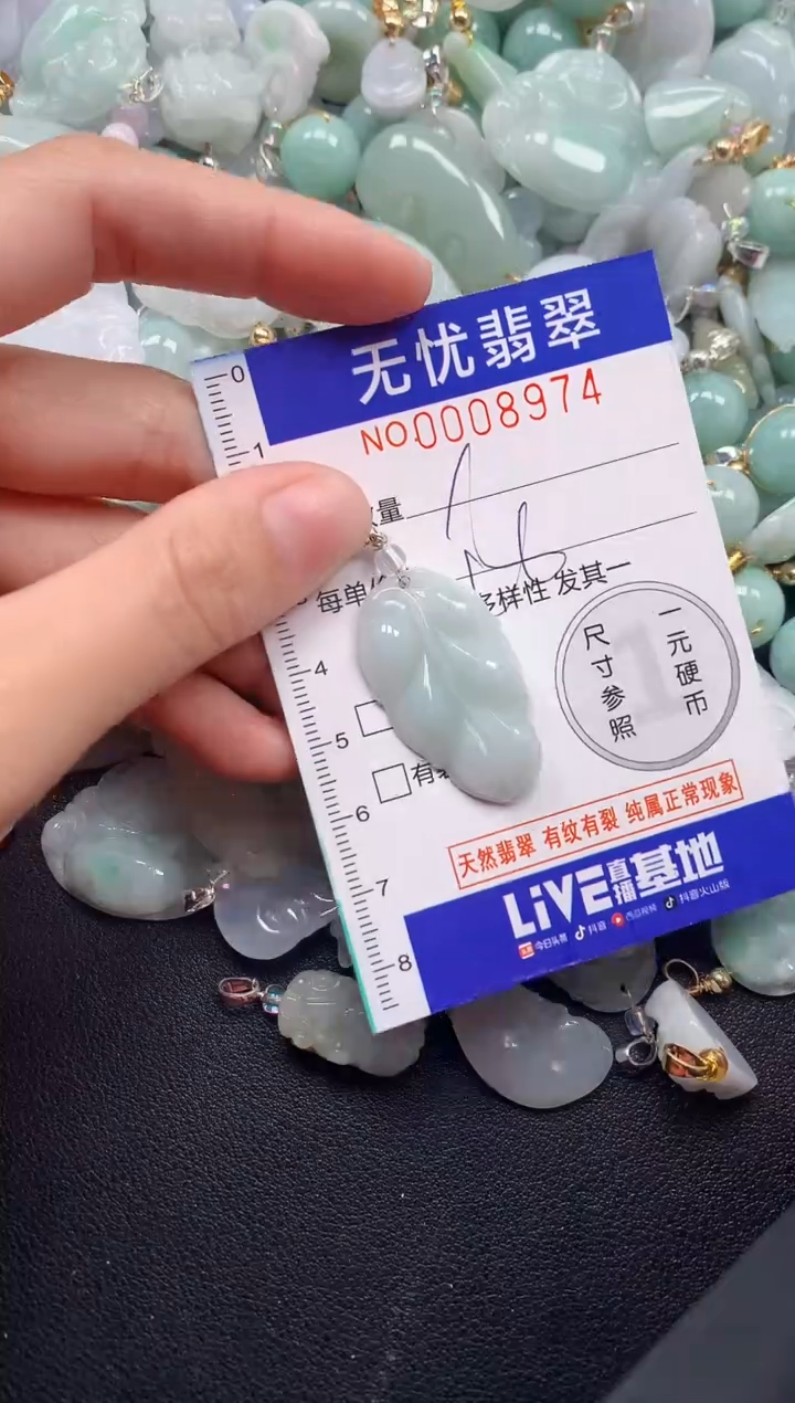 颈饰未镶嵌翡翠8974
