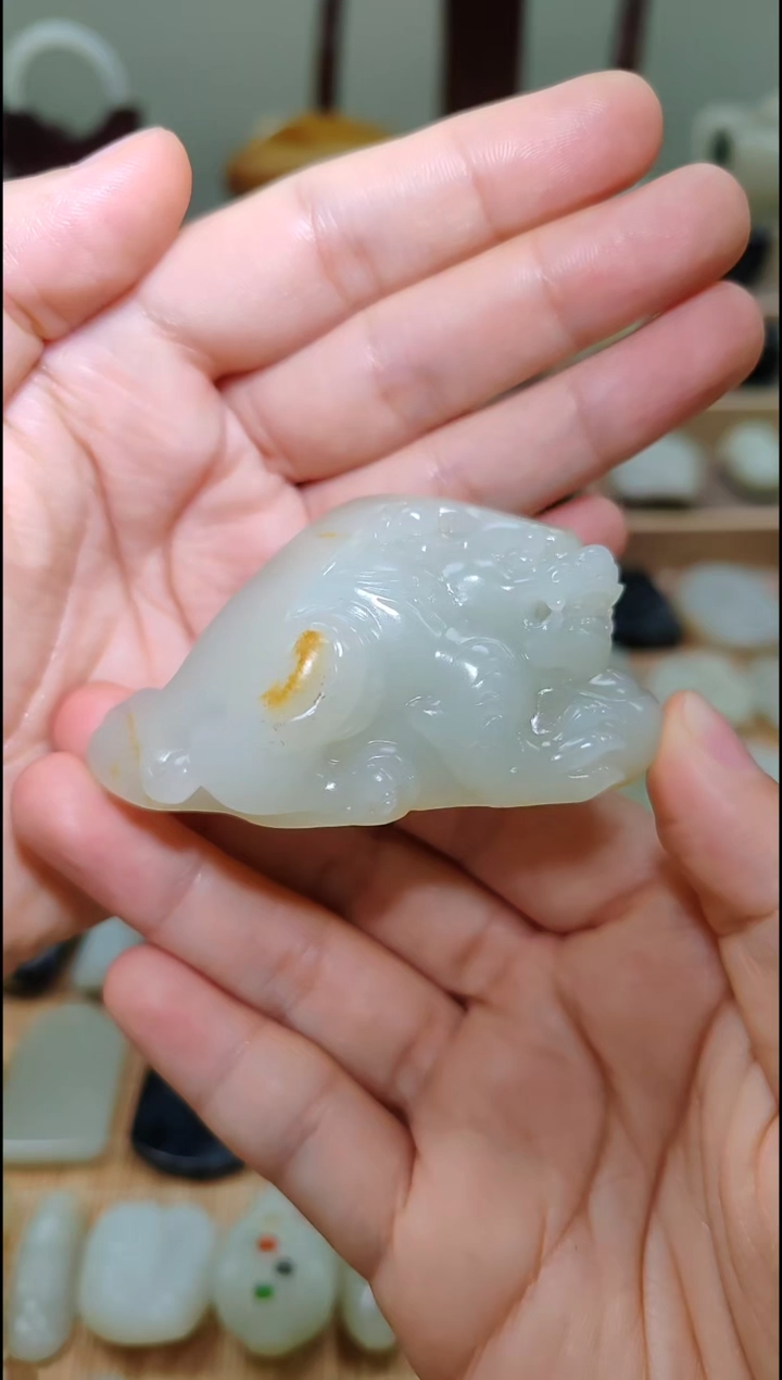 【闪购商品】和田玉把件未镶嵌新疆和田玉貔貅把件