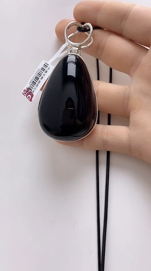 【闪购商品】琥珀裸石银S925镶嵌血珀吊坠