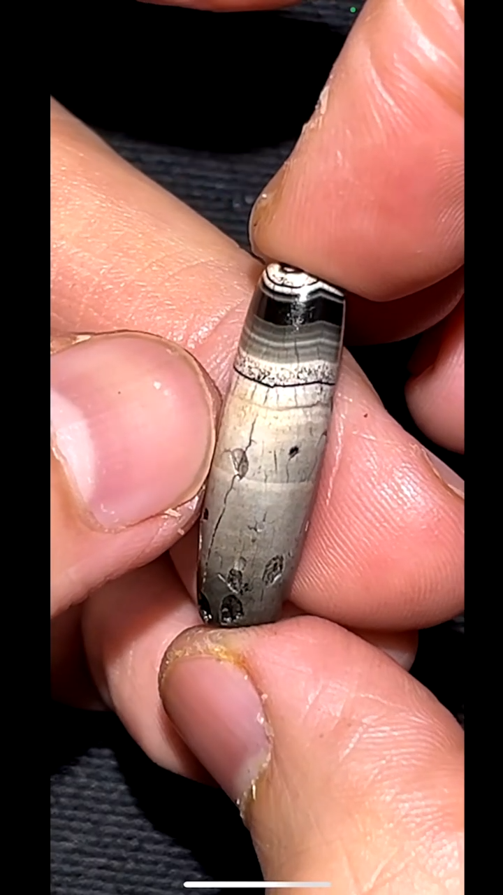 玛瑙/玉髓吊坠(不含链)未镶嵌pz531-45老珠子