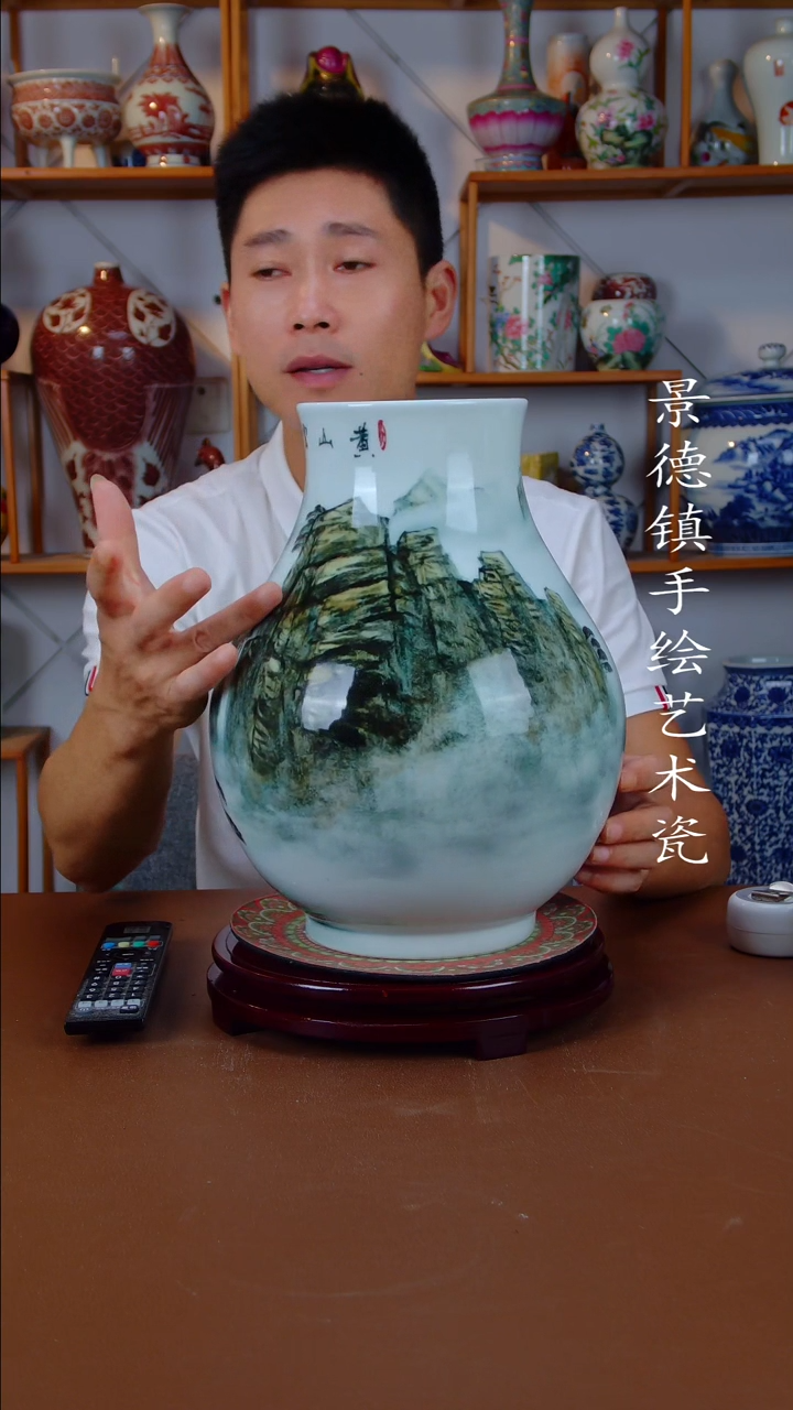 现代景德镇手工手绘陶瓷摆件23