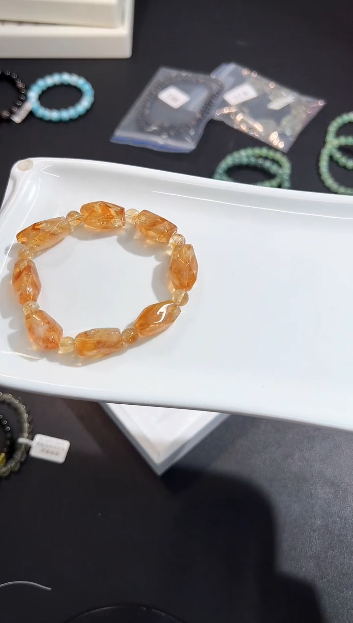 【闪购商品】水晶手串未镶嵌84W多样性发其一/1条默认微瑕