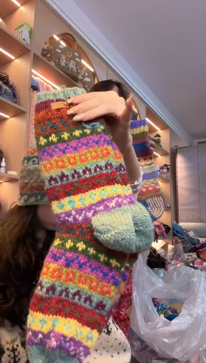 羊毛小*窝百羊毛地板袜410