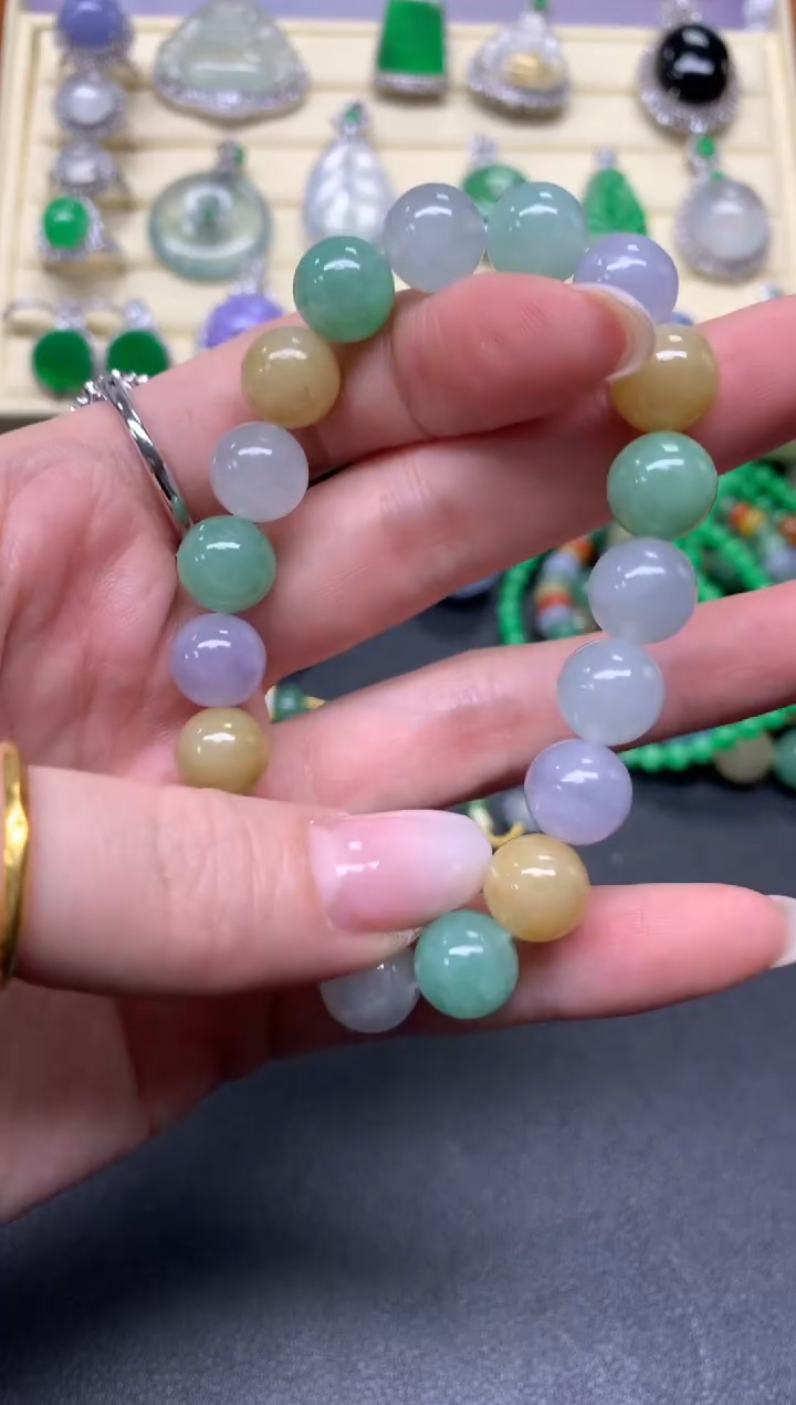 【闪购商品】翡翠手串未镶嵌手串|3500+350