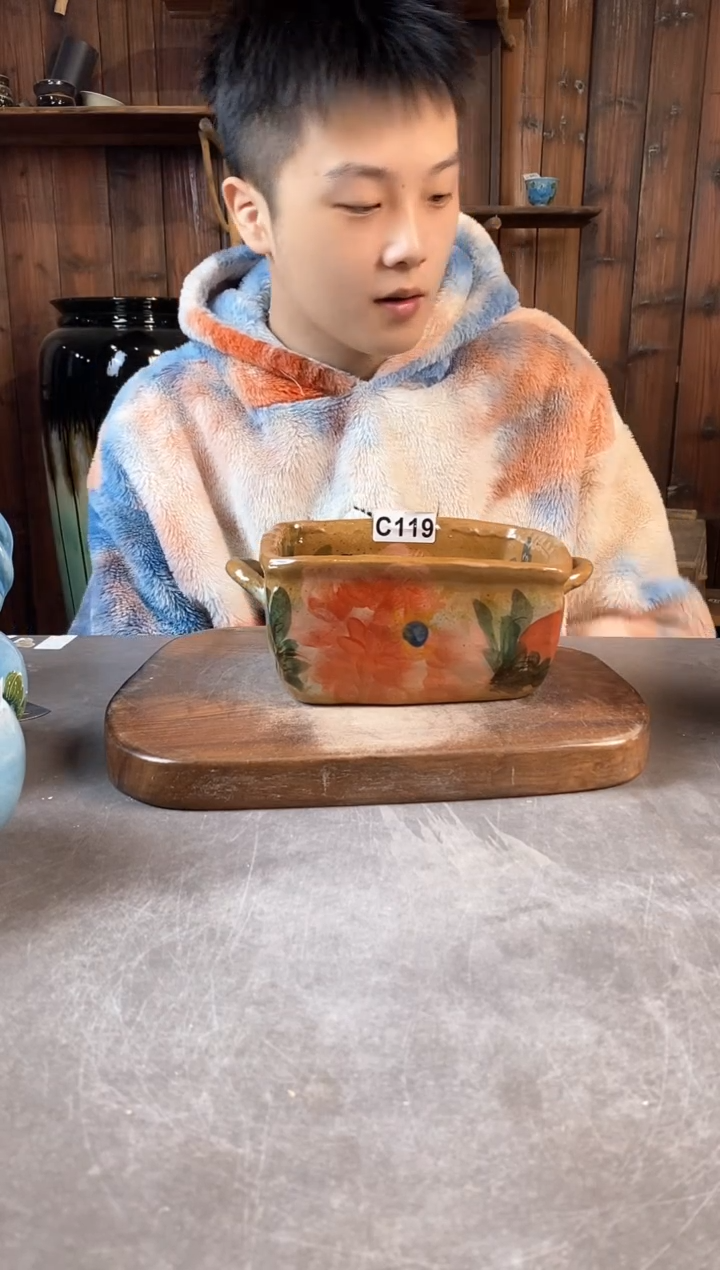 碗119，手工手绘，超值陶瓷